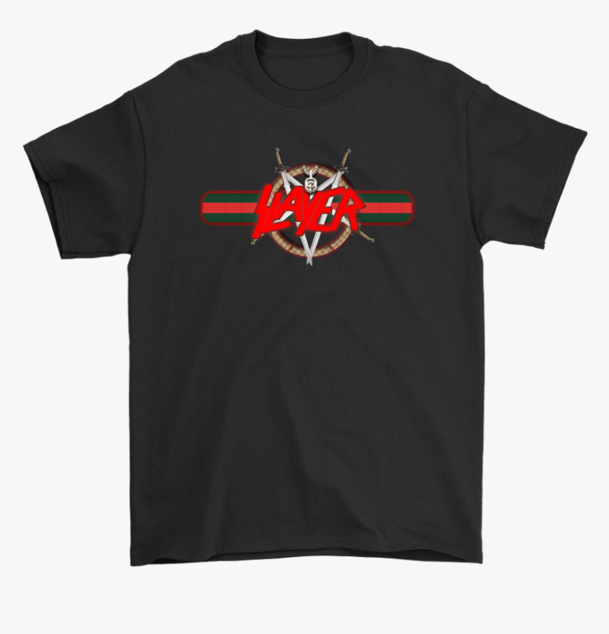 Gucci Band Slayer Heavy Metal Band Logo Music Shirts - Golden Paints T Shirt, HD Png Download