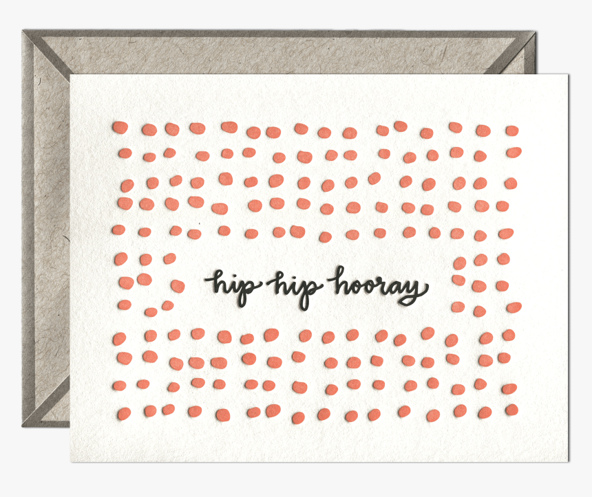 Hip Hip Hooray Letterpress Greeting Card - Skateboard Word Search, HD Png Download