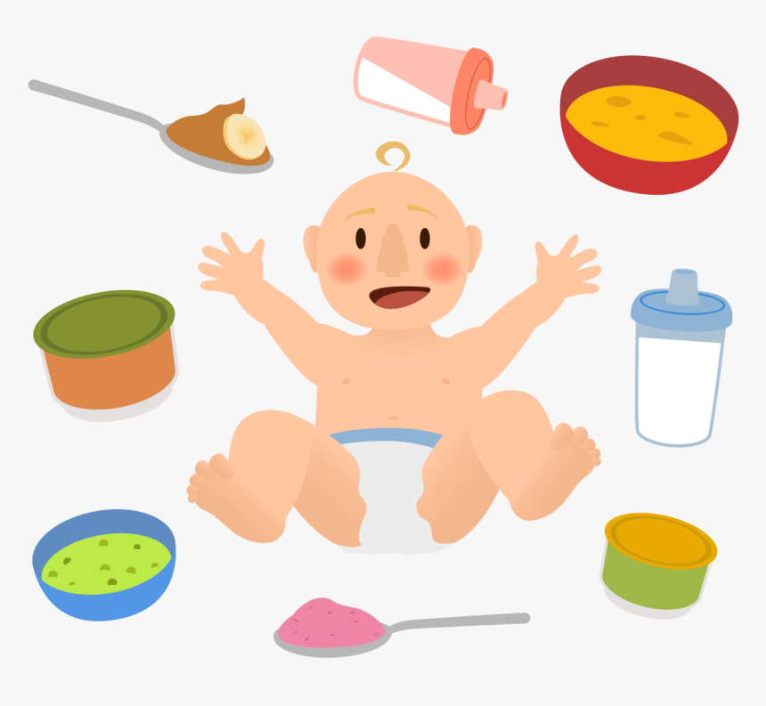 Apple Clipart Healthy Food - Nutrition For Babies, HD Png Download