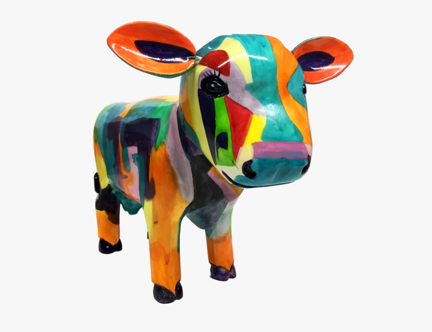 Beatrice Painted Sculpture - Painted Animal Sculptures, HD Png Download