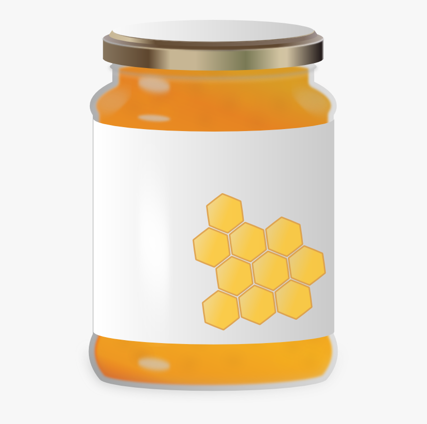Honey Jar Clip Art Png - Honey Jar No Background, Transparent Png