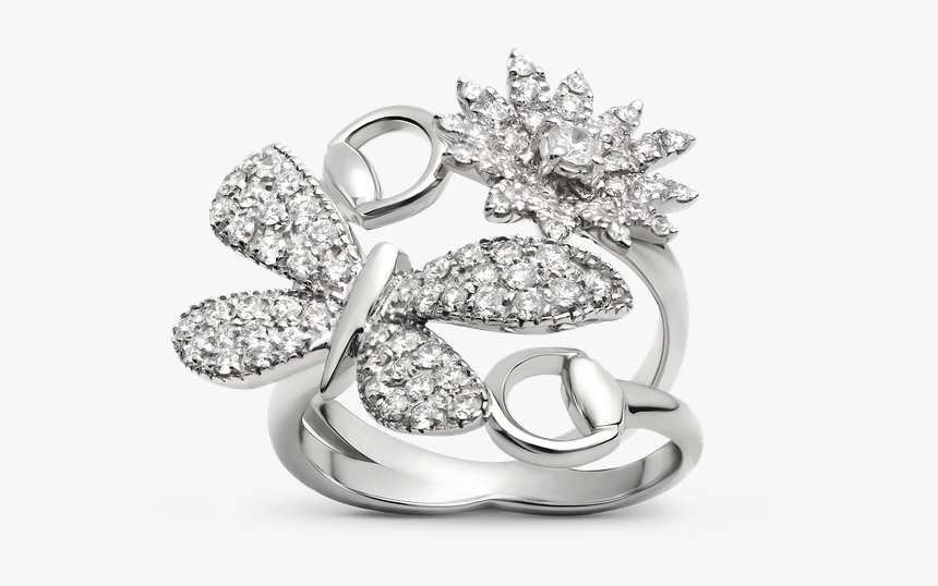 Gucci 18k Gold Horsebit Ring, HD Png Download