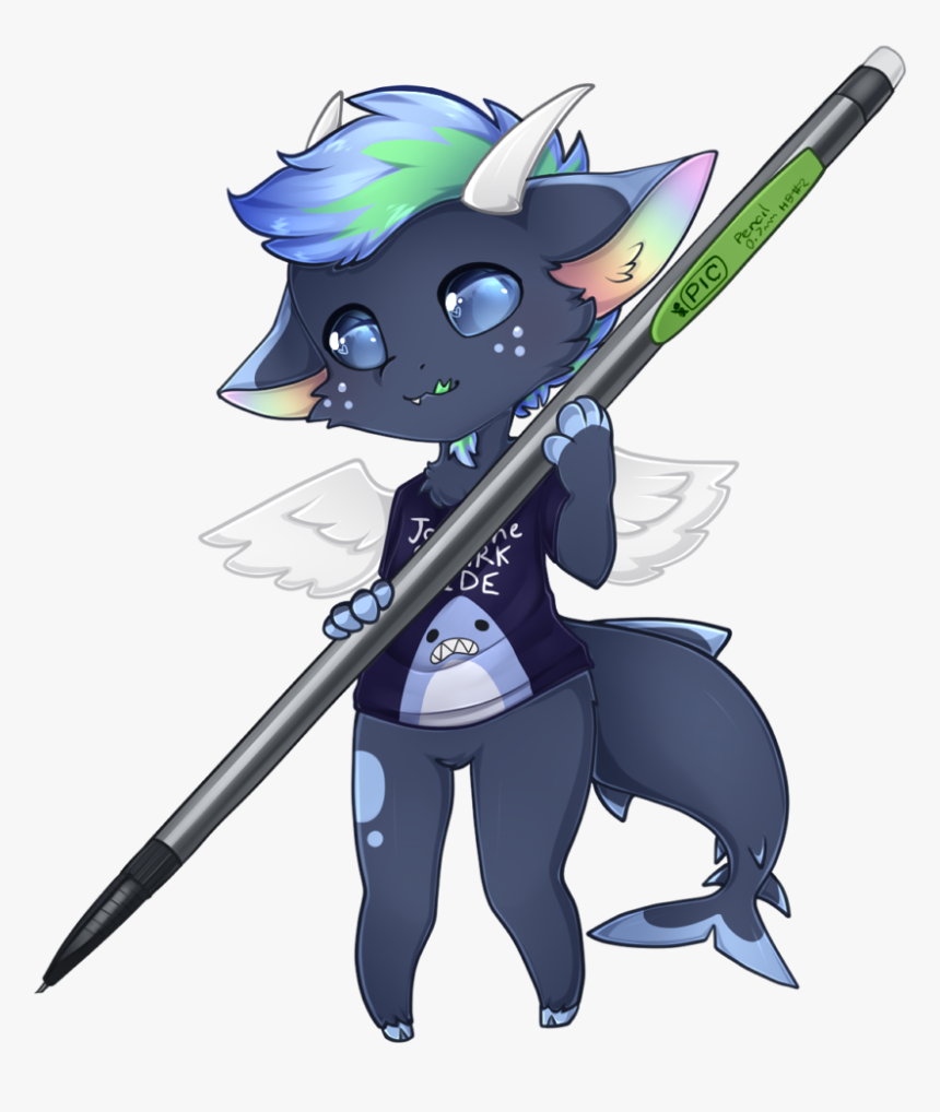 Shark Side Sketcher - Cartoon, HD Png Download