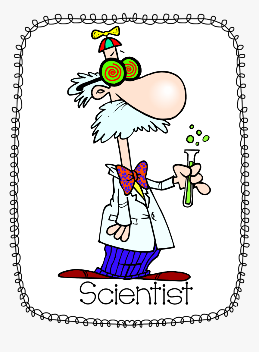 Clip Art Scientist Knowledge Drawing Occupation - Cartoon Scientific Method Drawing, HD Png Download