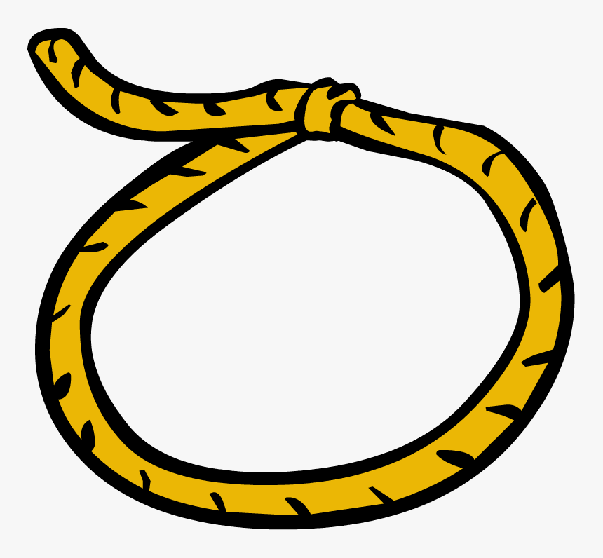 Lasso Clipart Brown Rope - Laço De Rodeio Em Png, Transparent Png