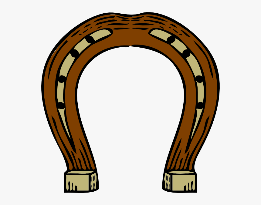 Cowboy Lasso And Horse Shoe Clipart - Horseshoe Clip Art, HD Png Download