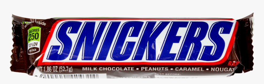 Snickers Candy Bar - Snickers, HD Png Download