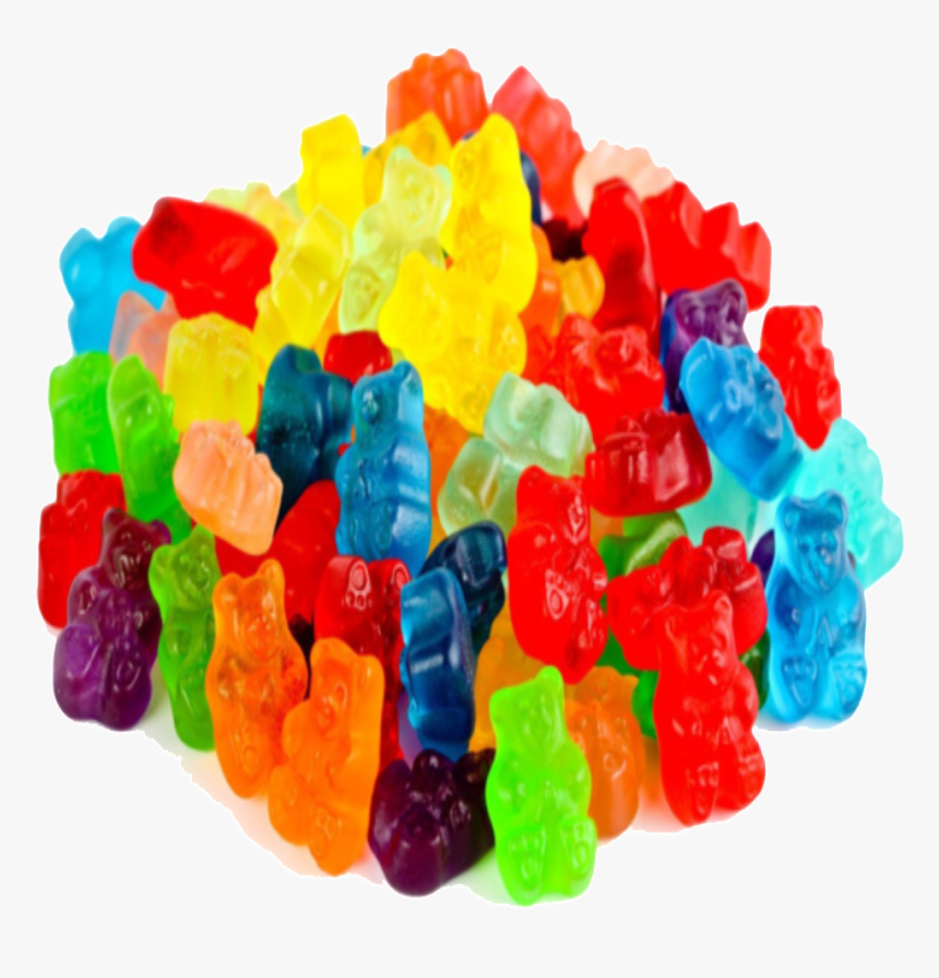 Transparent Gummy Bears Png - Gummy Bear Candies, Png Download