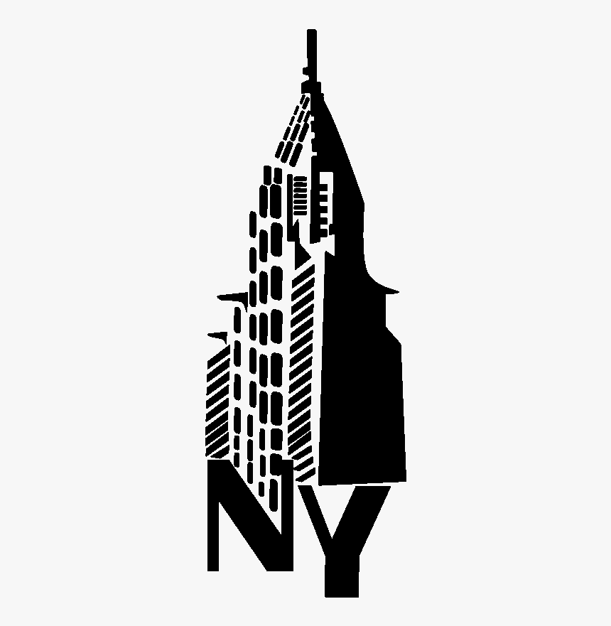 Empire State Building Chrysler Building Statue Of Liberty - Illustration, HD Png Download