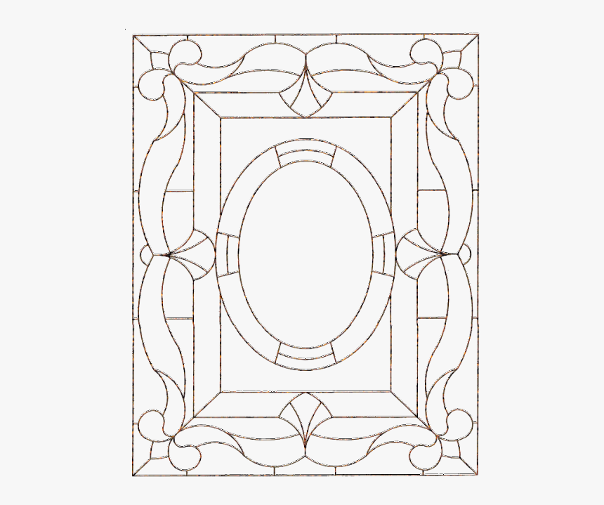 Frames Stained Glass Png, Transparent Png