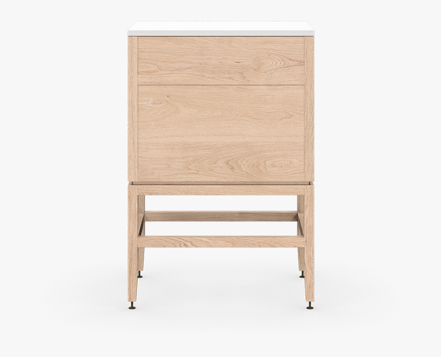 Coquo Volitare White Oak Solid Wood Modular False Front - Nightstand, HD Png Download