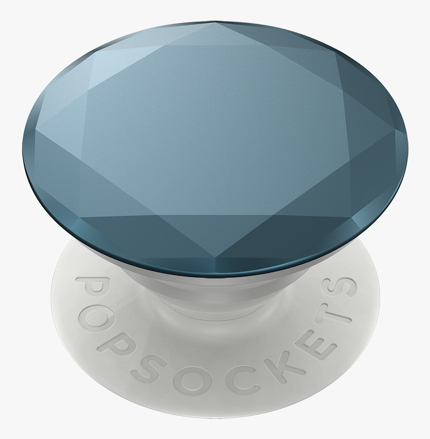 Batik Blue Metallic Diamond Popsocket, HD Png Download