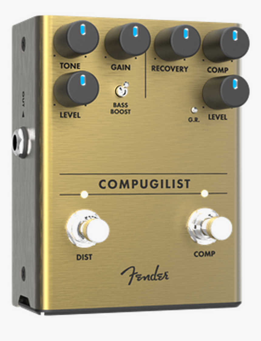 Fender Compugilist Compressor/distortion Pedal - Electronics, HD Png Download