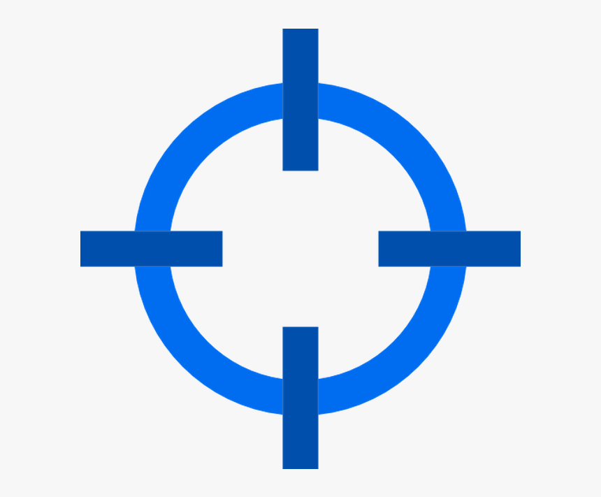 Transparent Objetivo Png - Crosshair Icon Png, Png Download