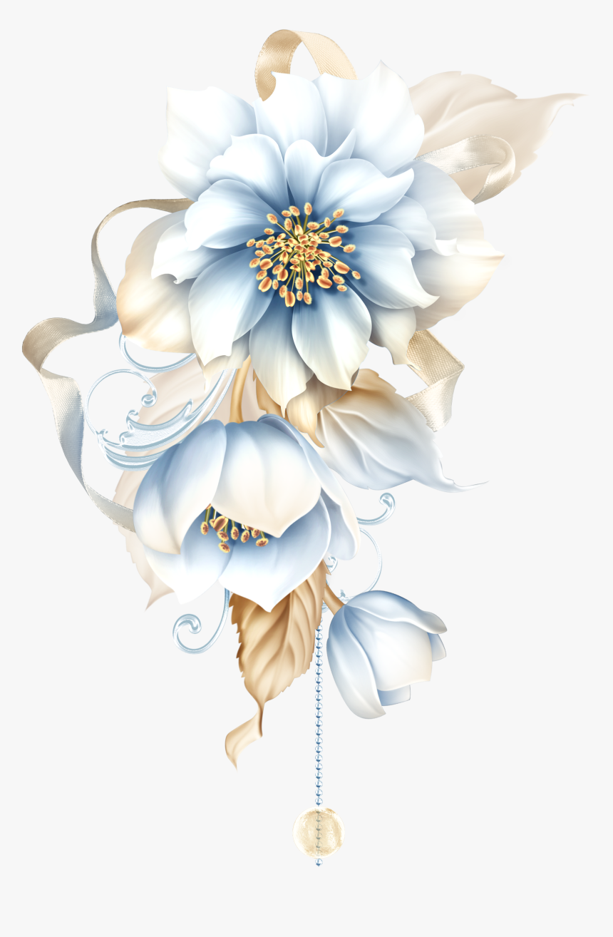 Magnolia Clipart Lavender Flower - Moonbeam1212 Png, Transparent Png