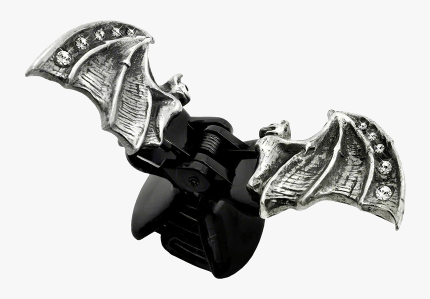 Crystal Bat Hair Clip - Hunting Knife, HD Png Download