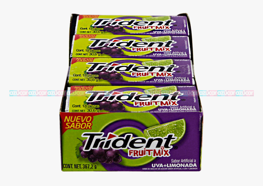Adams Trident 18s Valupack Uva Limonada 12/12 Adams - Snack, HD Png Download
