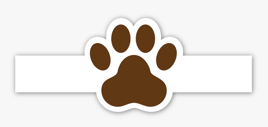 Cross Stitch Patterns Woodland Animals Baby - Cat Paw Print Vector Transparent, HD Png Download