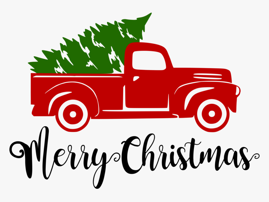Little Red Christmas Truck, HD Png Download