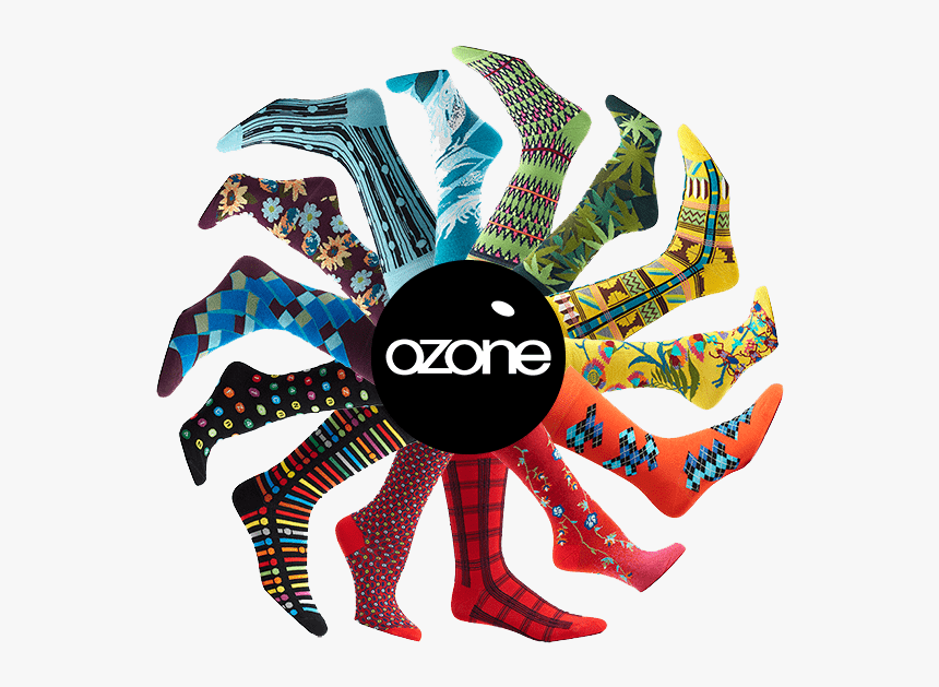 Ozone Sock Of The Month Club - Ozone Socks, HD Png Download