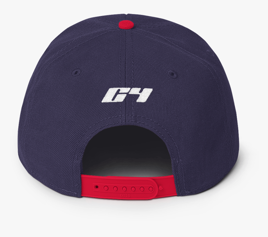C4boxlogo C4 Mockup Back Red Navy Blue Navy Blue - Baseball Cap, HD Png Download