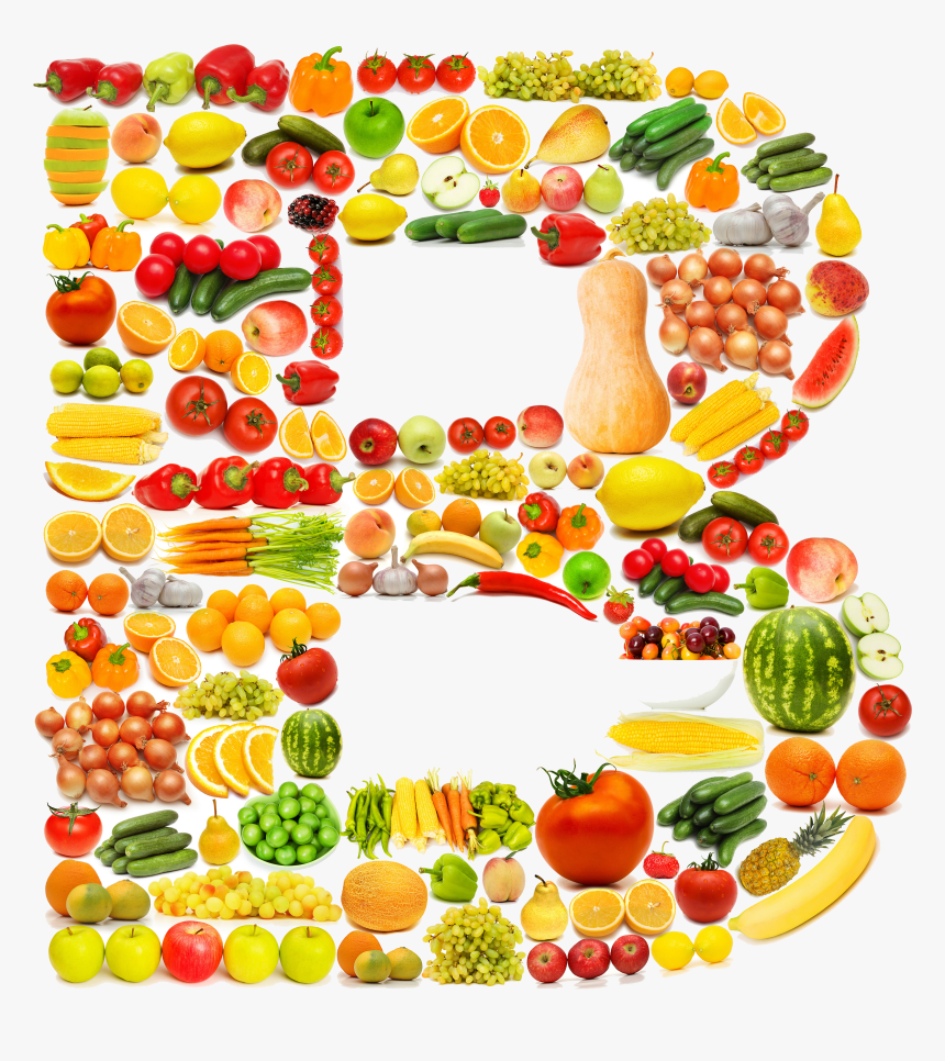Frutas Vegetales Letra Del, HD Png Download