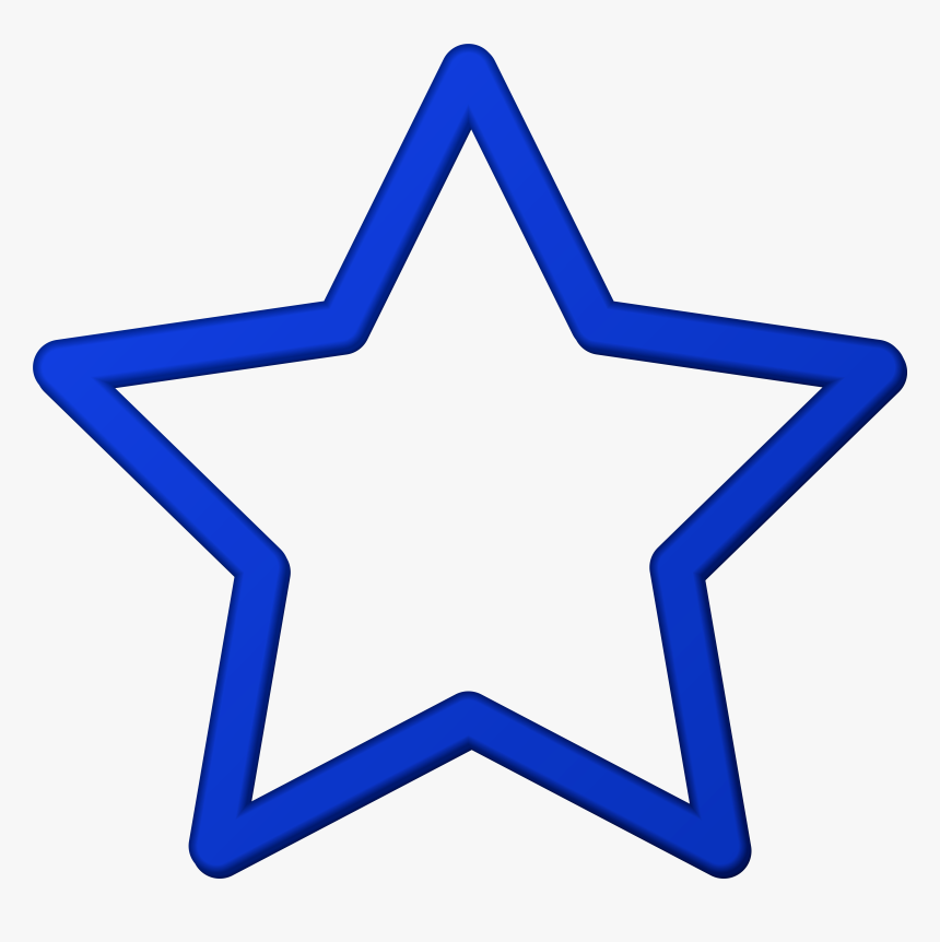 Art Clipart Blue Star, HD Png Download