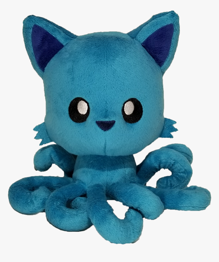Paradise Blue Tentacle Kitty 
 Class - Stuffed Toy, HD Png Download