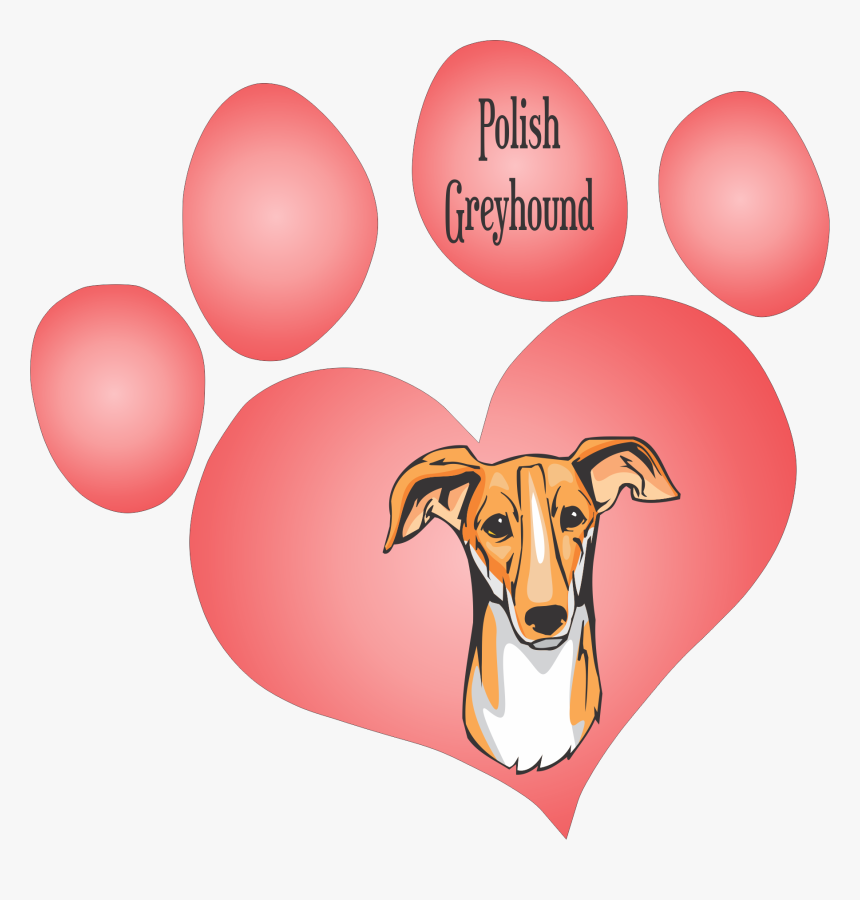Polish Greyhound Dog Decal - Clip Art, HD Png Download