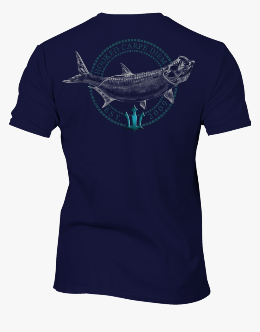 Tarpon With Trident - Ros Indigo T Shirt, HD Png Download