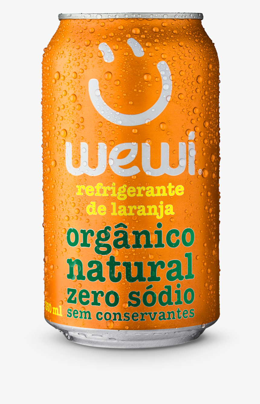 Refrigerante Orgânico Laranja 350ml Wewi - Beer, HD Png Download
