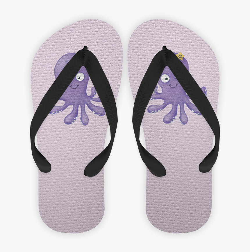 Chinelo Polvo Com Fundo Rosa De Ingrid Osternackna - Desenho De Chinelo Png, Transparent Png