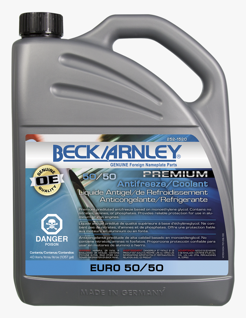 Euro5050 - Beck Arnley Euro Coolant, HD Png Download