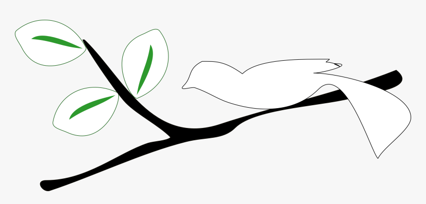 Tree Branch Black And White Png - Branch Clipart Black And White, Transparent Png