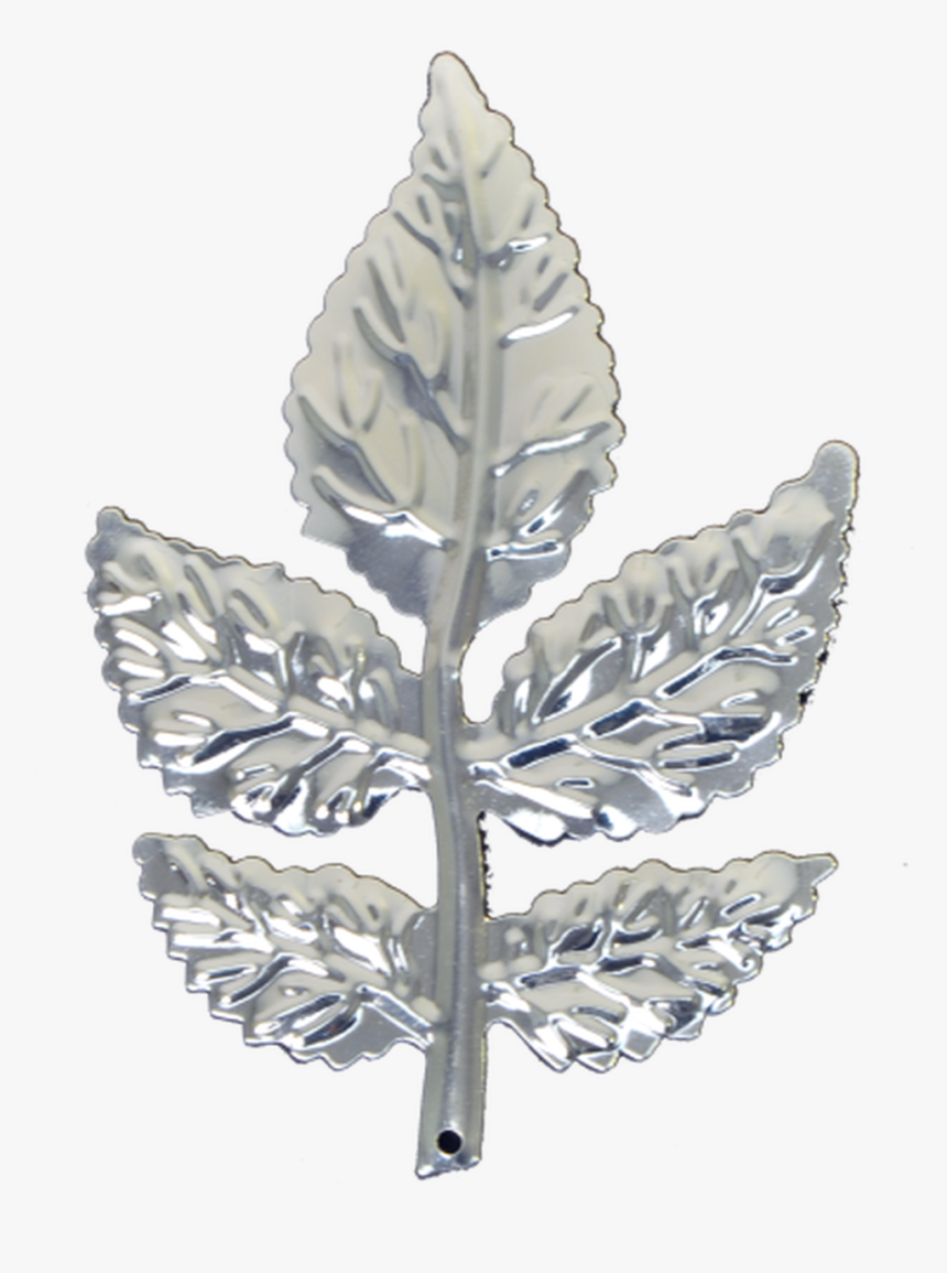 Silver Rose Leaf - Emblem, HD Png Download