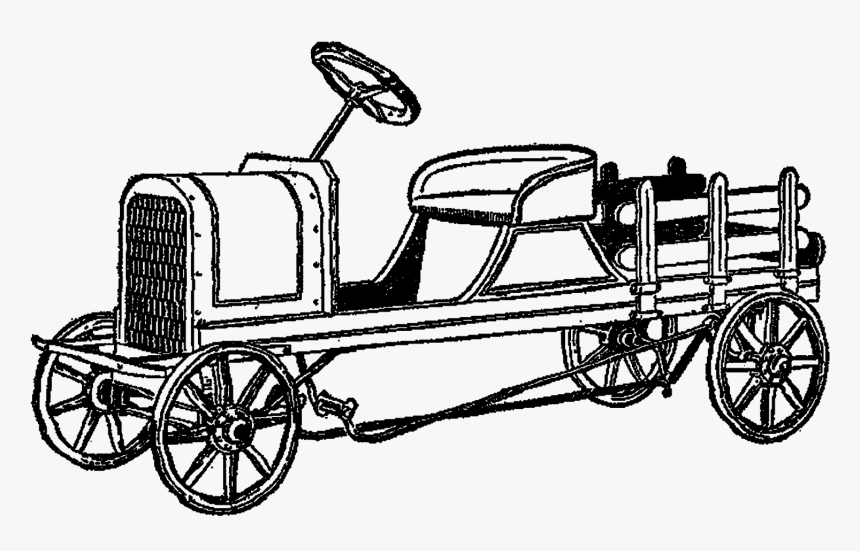 Printable Toy Car Image - Vintage Toy Car Clip Art, HD Png Download