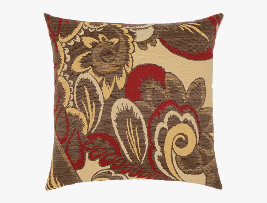 Golden Floral - Sunbrella Outdoor Pillow Floral, HD Png Download