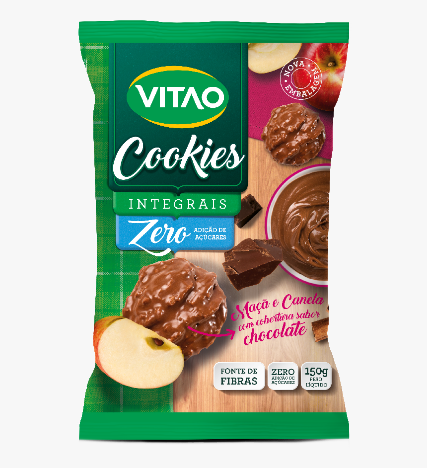 Clip Art Canela Amarela - Cookies Integrais Vitao, HD Png Download