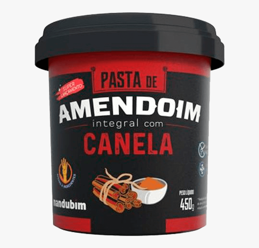 Pasta De Amendoim Com Canela Mandubim, HD Png Download