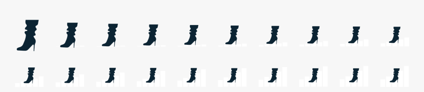 High Heel Silhouette Png, Transparent Png