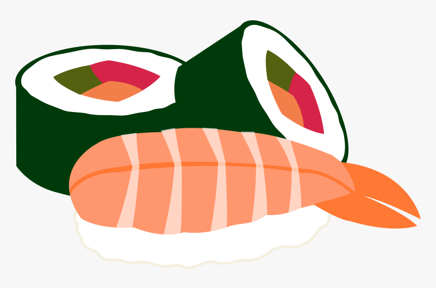 Japan Clipart Scenery - Sushi Clipart, HD Png Download