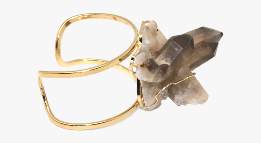 Smokey Quartz Crystal Point Cuff - Belt, HD Png Download