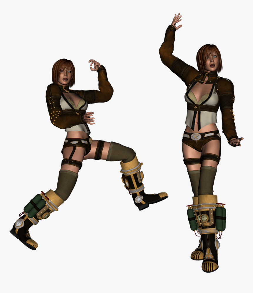 Steampunk Victorian Woman Free Photo - Cartoon, HD Png Download