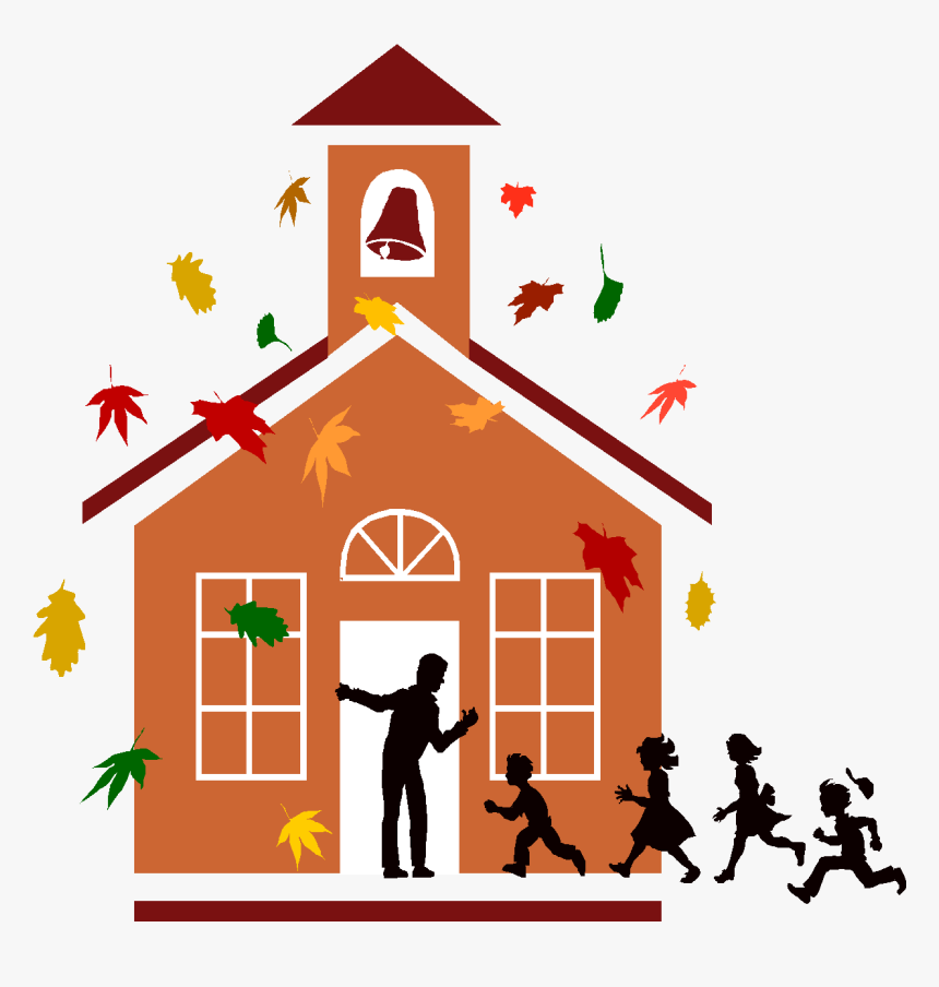 School Transparent Background - Old School House Clip Art, HD Png Download