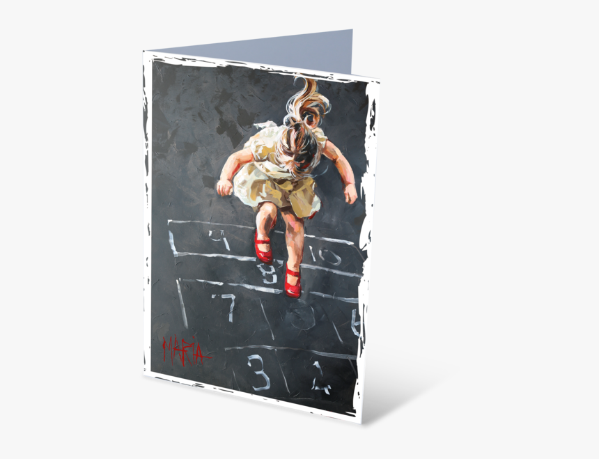 Greeting Card 
 Class - La Rayuela Pintura Cuadro, HD Png Download