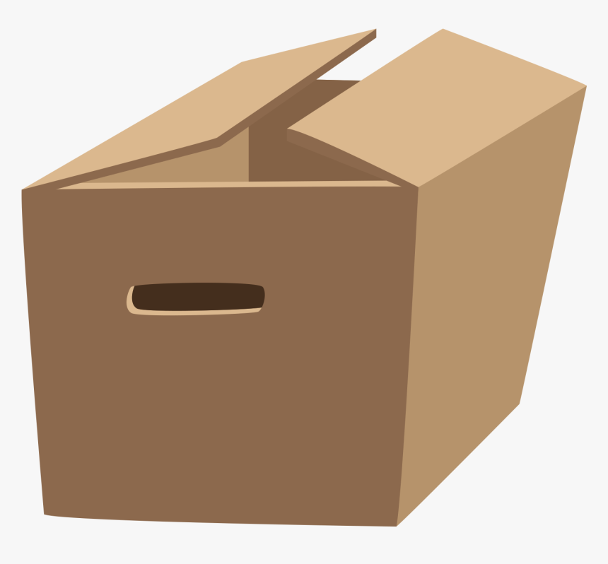 Box And Labeling Carton Gift An Open - Box, HD Png Download