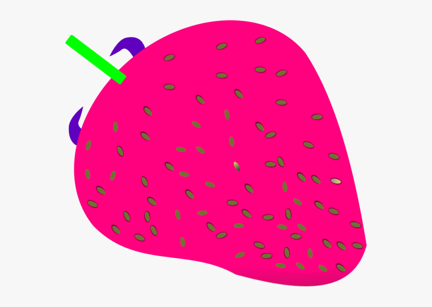 Pink - Strawberry - Clipart, HD Png Download