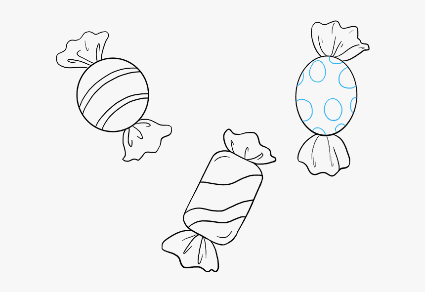 Dibujos De Dulces Para Colorear - Drawings Of Candy, HD Png Download