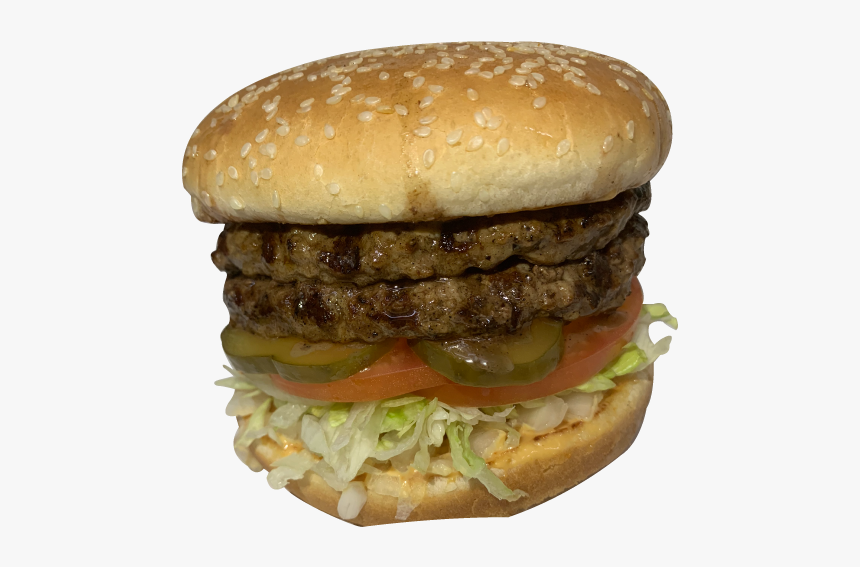 Double Jumbo Burger At Triangle Drive In Fresno Ca - French Fries, HD Png Download