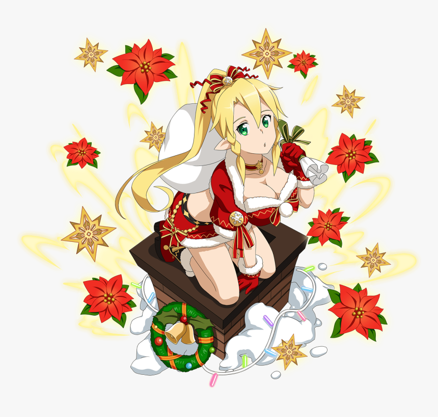 Transparent Sold Banner Png - Sao Memory Defrag Leafa Christmas, Png Download